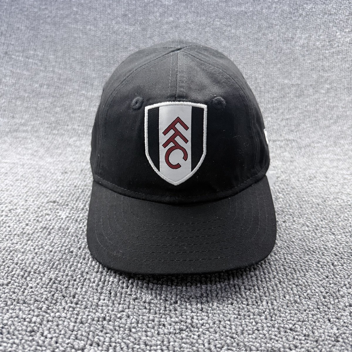 New Era Fulham FC FFC 9FORTY Infant Baby Black Cap Elastic Stretch Back Hat Kids