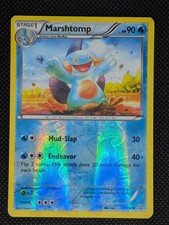 Marshtomp 34/160 Uncommon Primal Clash Pokemon Reverse Holo Heavily Played