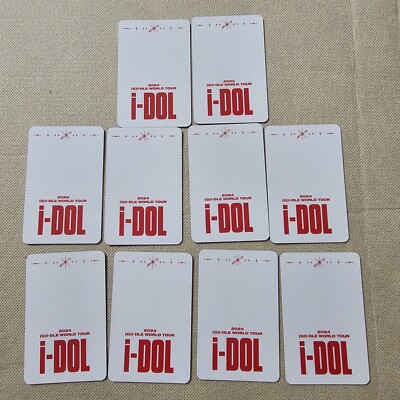 G) I-DLE 2024 World Tour i-DOL CUBE POB OFFICIAL MD PHOTOCARD SET
