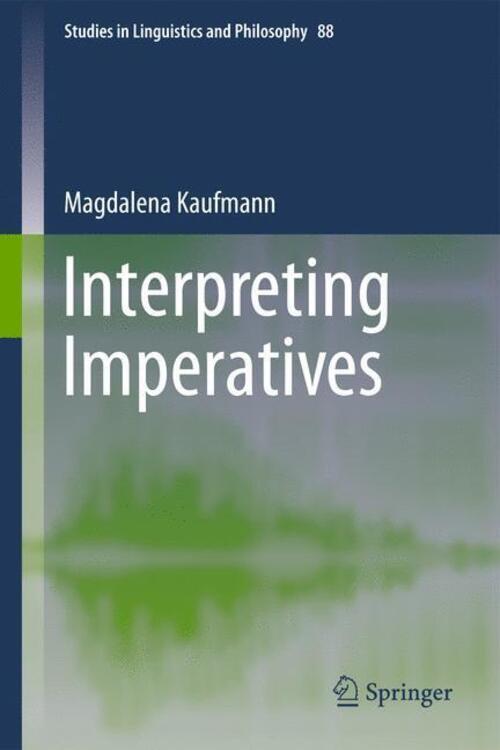 Thumbnail - Interpreting Imperatives Magdalena Kaufmann Taschenbuch Paperback Xii