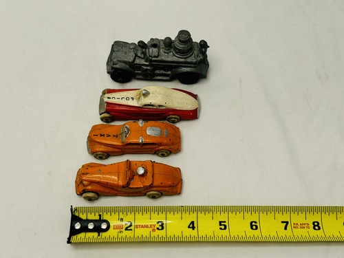 Old Vintage Slush Barley Toy Car LOT Taxi Fire Truck Police Race Racing Car - Picture 14 of 14