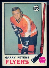 1969-70 OPC O PEE CHEE #171 GARRY PETERS EX+ PHILADELPHIA FLYERS HOCKEY Card