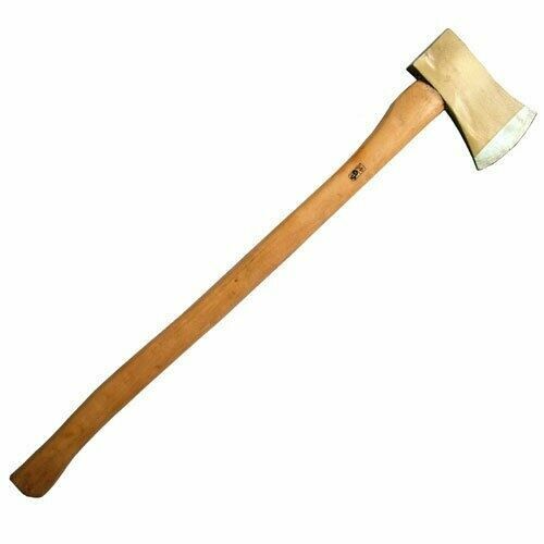 4lb Felling Splitting Log Fire Wood Chopper Axe Wooden Ash Handle for