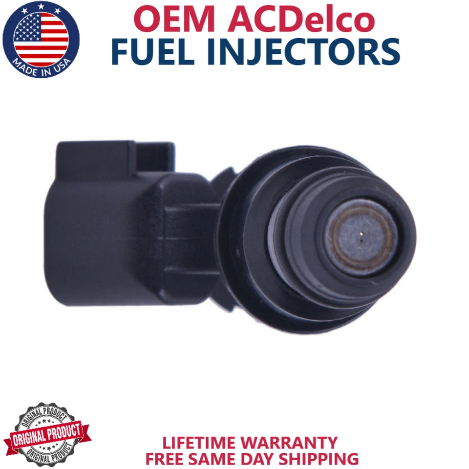 x1 OEM ACDelco Fuel Injector For 2005, 2006 Chevrolet Uplander 3.5L V6#12586557 - Image 2 of 3