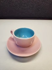 Lindt Stymeist Japan Colorways Cup and Saucer Set Pink & Aqua