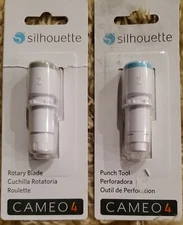 2pc Silhouette Cameo 4 Punch Tool & Rotary Blade for Cameo 4 Only