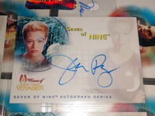 Women of Star Trek Voyager HoloFEX Jeri Ryan Seven of Nine SA1 autograph card