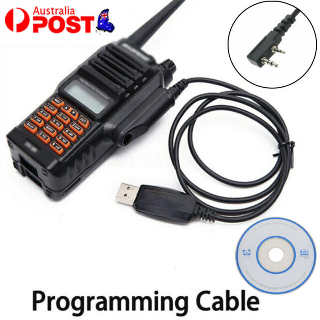 USB Programming Cable & Program Software CD for Baofeng Kenwood Wouxun Radios