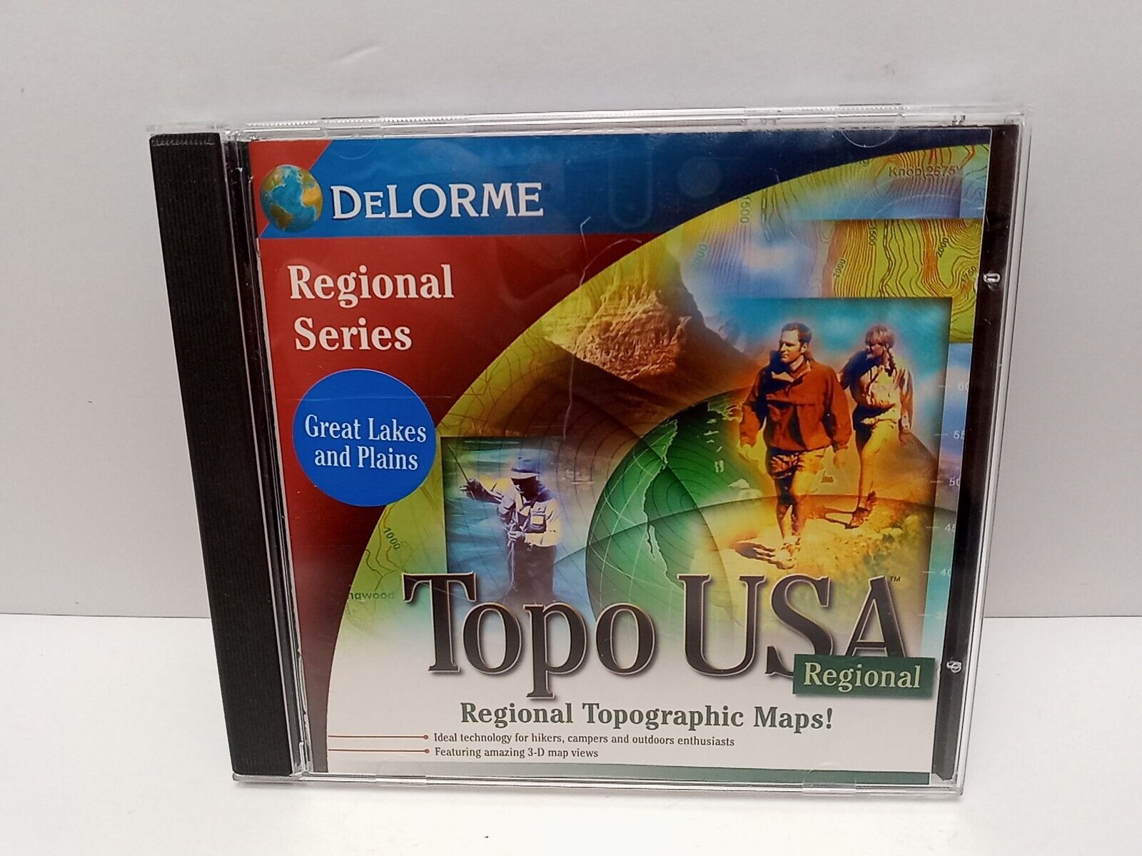 DeLorme Topo  USA Regional Series Great Lakes Map Software NEW SEALED 3D Map