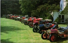 Eleven Simplex Cars Linened Up-Simplex Auto Club 1984 Unposted Postcard