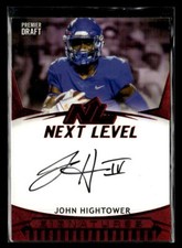 2020 SAGE HIT John Hightower Next Level Signatures Red auto card