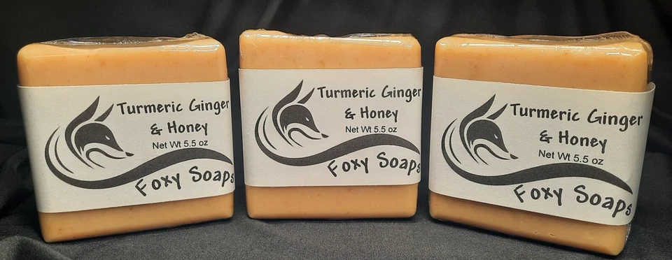 Turmeric, Ginger, & Honey All Natural Homemade Soap - Image 3 of 3