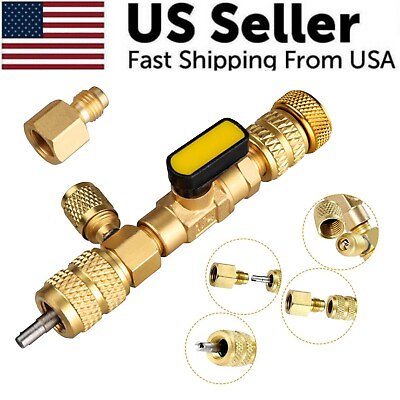#ad #ad HVAC Tool AC Schrader Valve Core Remover Dual Size 1 4 and 5 16 Port Installer $12.59