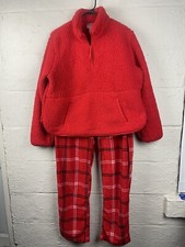 Wondershop Plaid Pajama Pants And Top Red Size Medium Women's Buffalo Holiday