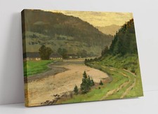 FERDINAND KATONA, LANDSCAPE NEAR HORNAD -CANVAS WALL ARTWORK PIC PRINT