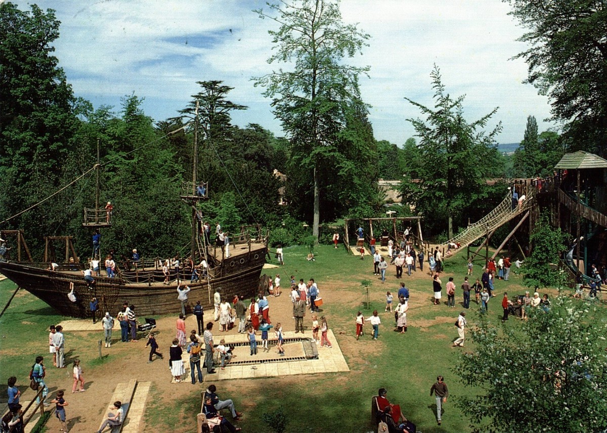 The Adventure Playground, Bowood, Caine, Wiltshire Vintage
