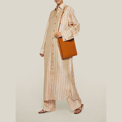 Jil Sander Tangle Brown Leather Medium Cross Body Bag-Very Jil Sander Tangle Brown Leather Medium Cross Body Bag-Very