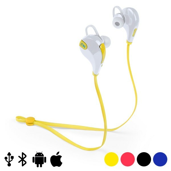 Casque audio Bluetooth sport intra-auriculaire étanche bleu
