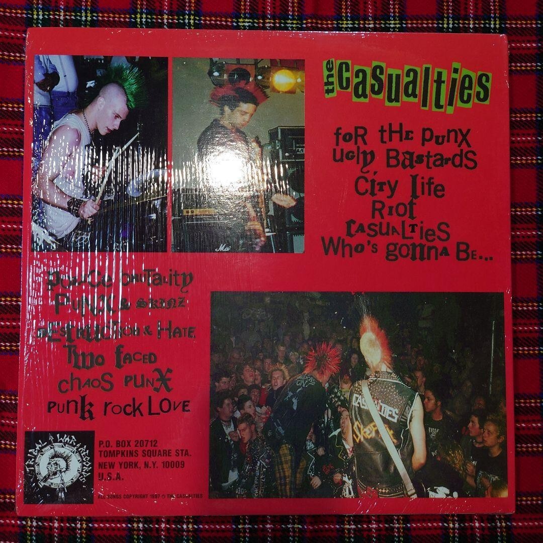 The Casualties / For The Punx 1997 US LP Tribal War Records