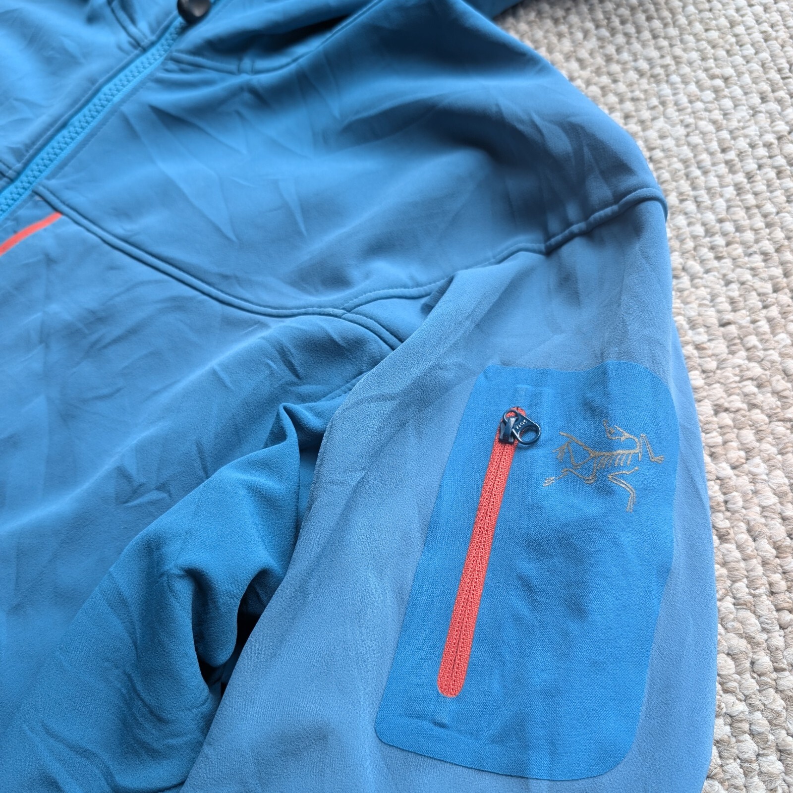 Arc'teryx Gamma MX Felpa con Cappuccio Soft Shell Blu Donna Large #ARC362