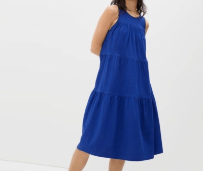 sachin and babi light blue dress The Wrap Dress in Linen
