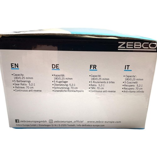 ZEBCO ROAM 20 SPINNING FISHING REEL SMOOTH FRONT DRAG MODEL No.0386020 - NEW - Picture 3 of 10