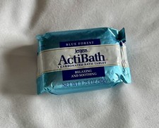 1 Vintage Jergens Actibath Carbonated Bath Tablet Moisture Blue Forest