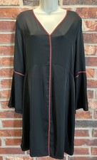 August 1 Eight Shift Midi Dress Black And Burgundy Sz M Witchy Halloween August 1 Eight Shift Midi Dress Black And Burgundy Sz M Witchy Halloween