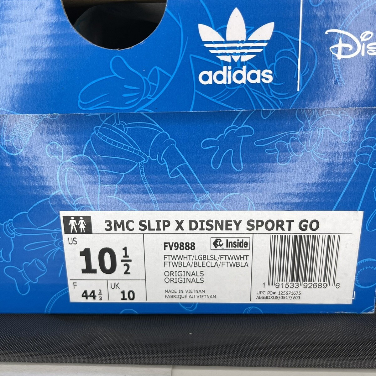 と Size 10.5 - adidas Disney x 3MC Slip Sport Goofy Pack - Surfing