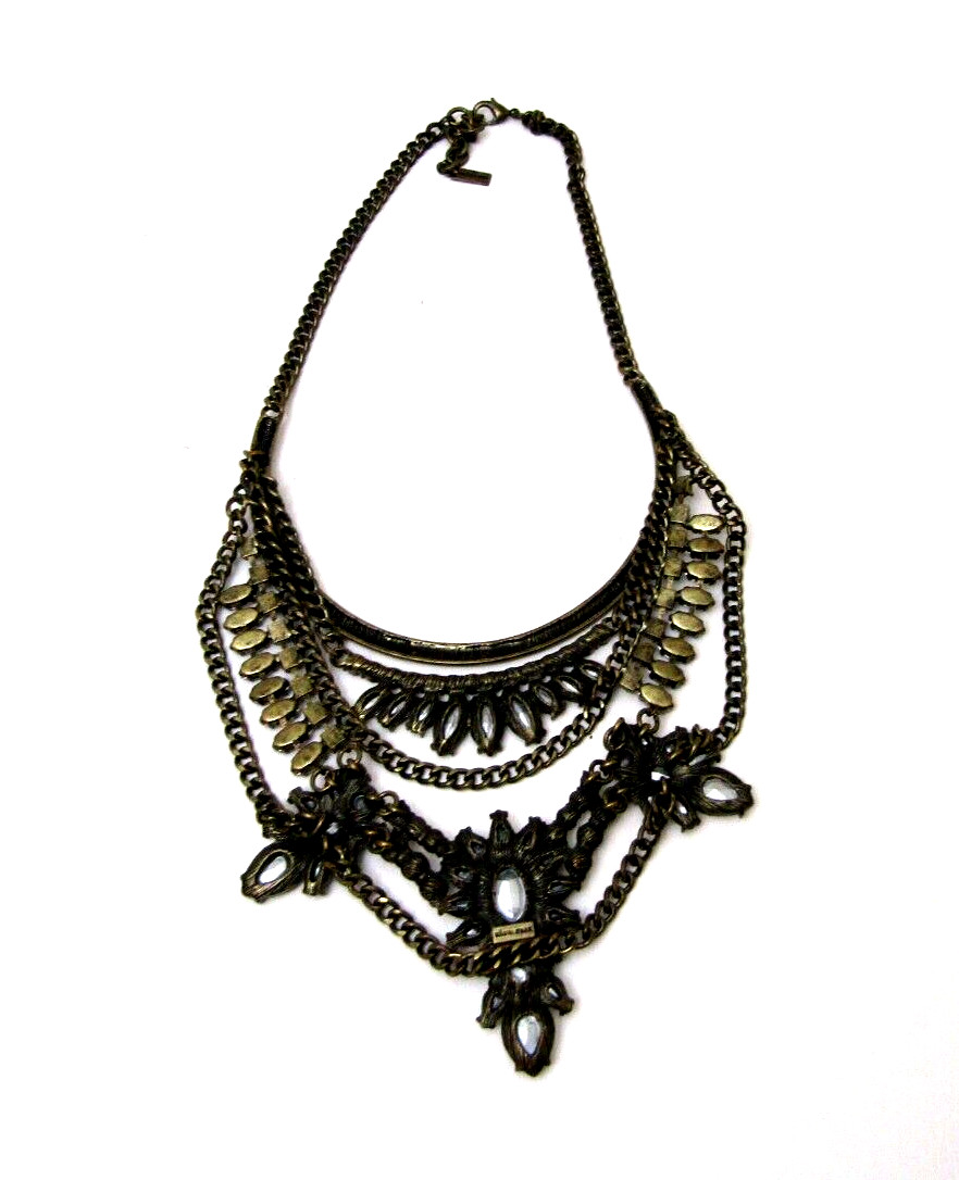 Bauble Bar Statement Necklaces Clear Rhinestone J… - image 5