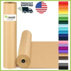 Brown Kraft Paper Roll Crafts Gift Wrapping Moving Packing Cushioning Shipping