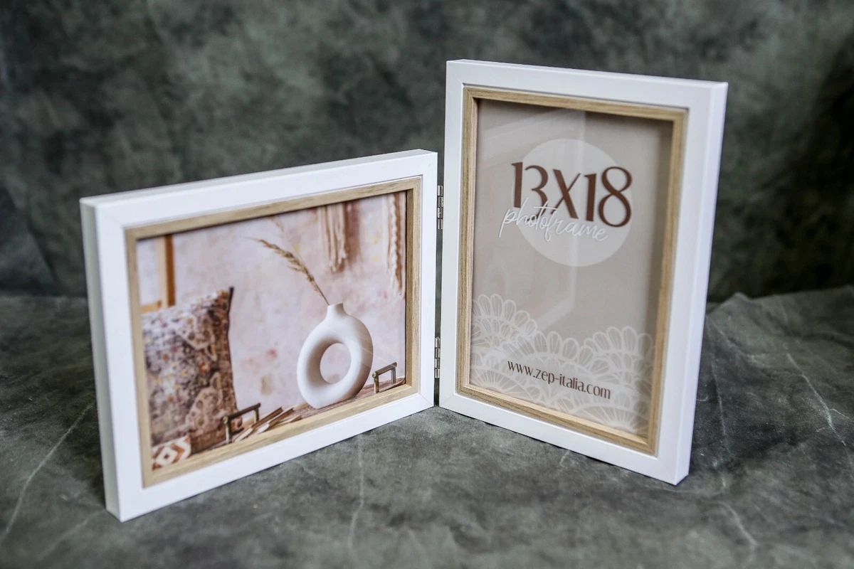 Zilverstad Cornice Doppia Sweet Memory 10x15 Cm, Metallo Argento Lucido, Retro In Velluto, Da Tavolo O Parete, Per 2 Foto