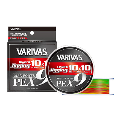 VARIVAS Avani Casting PE 300m 10号 VARIVAS Avani Jigging 10x10 Max Power X9 9Braid PE Line 300m