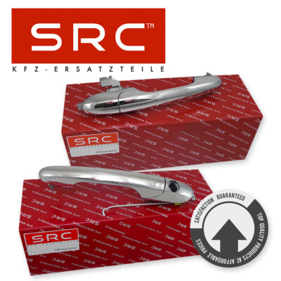  2x SRC TÜRGRIFF AUSSENTÜRGRIFF GRIFF FIAT 500 312 07- LINKS RECHTS AUSSEN CHROM