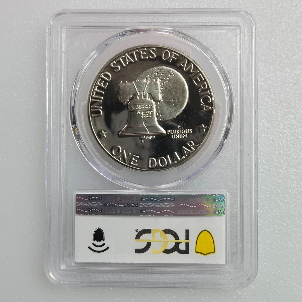 Eisenhower Ike Dollar Lot 1976 PCGS PR 69 Cameo Uncirculated $1 Coin Type 2 - Image 4 of 4