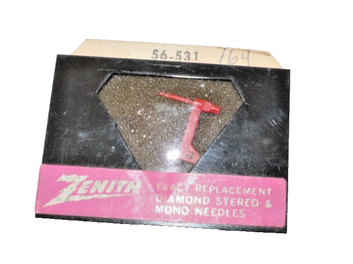 Zenith record player stylus needle 56-531 with diamond tip-image
