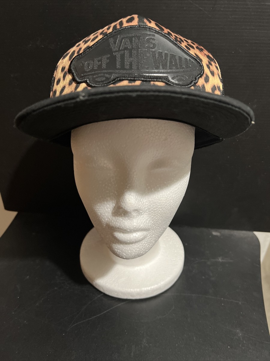 Vans Off the Wall SnapBack Leopard Hat Vintage Vans Off The Wall Leopard Trucker Snapback Hat | eBay main image 3