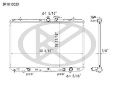 Radiator Koyo A13023 fits 2008 Toyota Highlander
