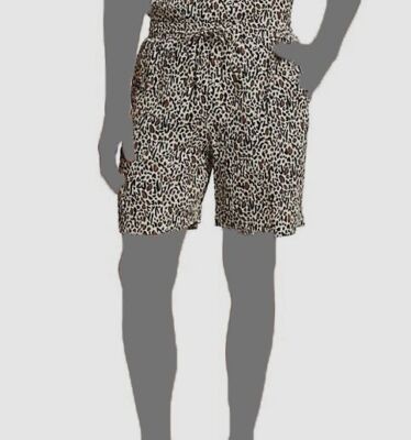 $426 Nanushka Men's Beige Doxxi Drawstring Shorts Size S