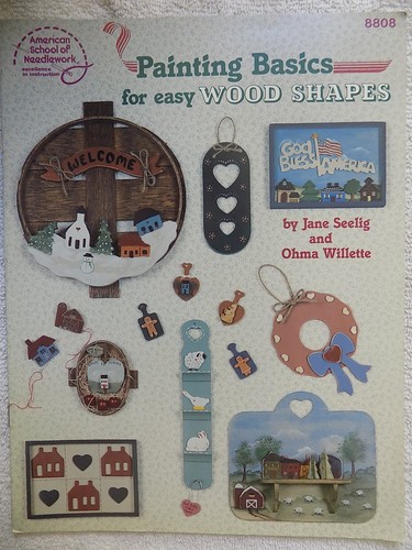 Painting Basics for easy Wood Shapes - Pattern Pamphlet Booklet 8808