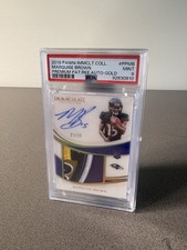 Panini Immaculate 2019 Marquise Brown Gold /25 PSA 9 Rookie Auto Patch #PP-MB