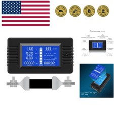 DC Multifunction Battery Monitor Meter,0-200V,0-300A Widely Applied to 12V/24...
