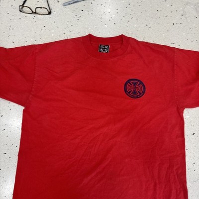 Independent Truck Company Skateboarding Vintage Shirt USA Made Men s XL Red Rare