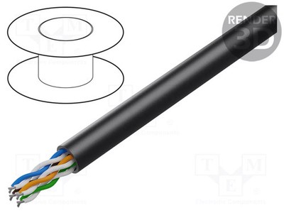 Leitungen Industrie Ethernet,extern 5e 4x2x24AWG Line U/UTP