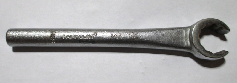 Fairmount Tools Round Handle Flare Nut Line Wrench 7/8” 4128