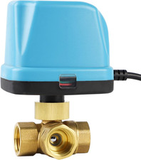 Elettrovalvola Valvola Motorizzata 3 Vie DN15 1/2 Pollici 230V Valvola a Sfera E
