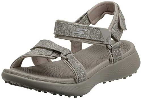 NEW Skechers Women's Go Golf 600 Sandal - Taupe - 10