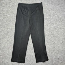 Ming Wang Pants Womens Large Black Pull On Straight Leg Classic Career Timeless