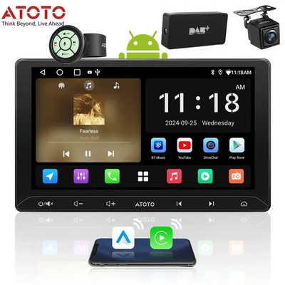 ATOTO 10'' DAB+ 2Din Android Autoradio Navi DAB GPS Radio Kamera +Fernbedienung