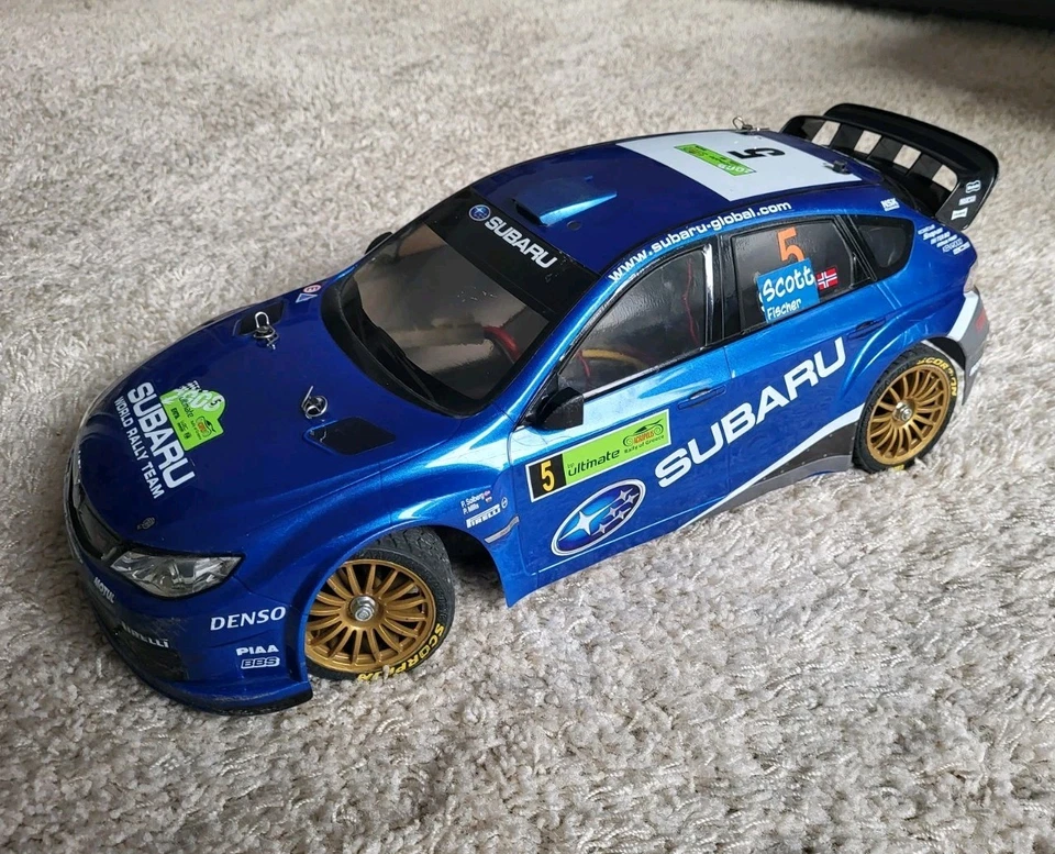 Tamiya Subaru Impreza WRC 2008 1/10 4WD TT-01E Tuned+2,4GHz RX+2004er Karosserie - Bild 4 von 4